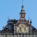 Dach des Amsterdamer Hbf.