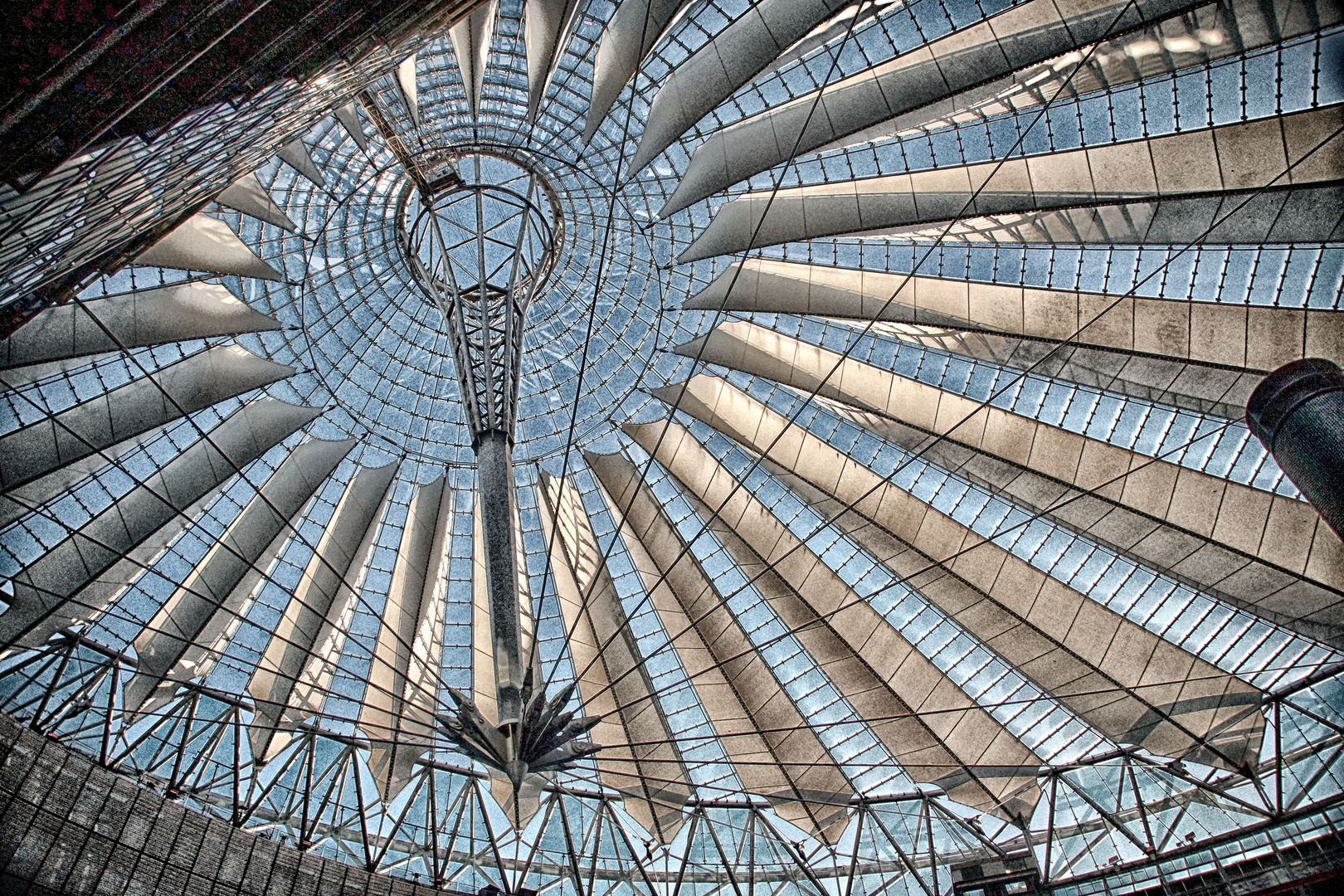 Dach des Sony Center