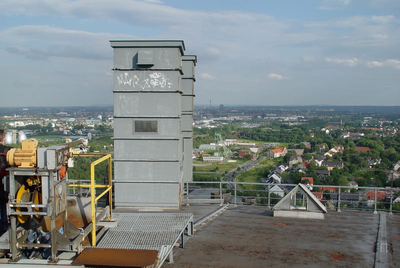 dach vom gasometer