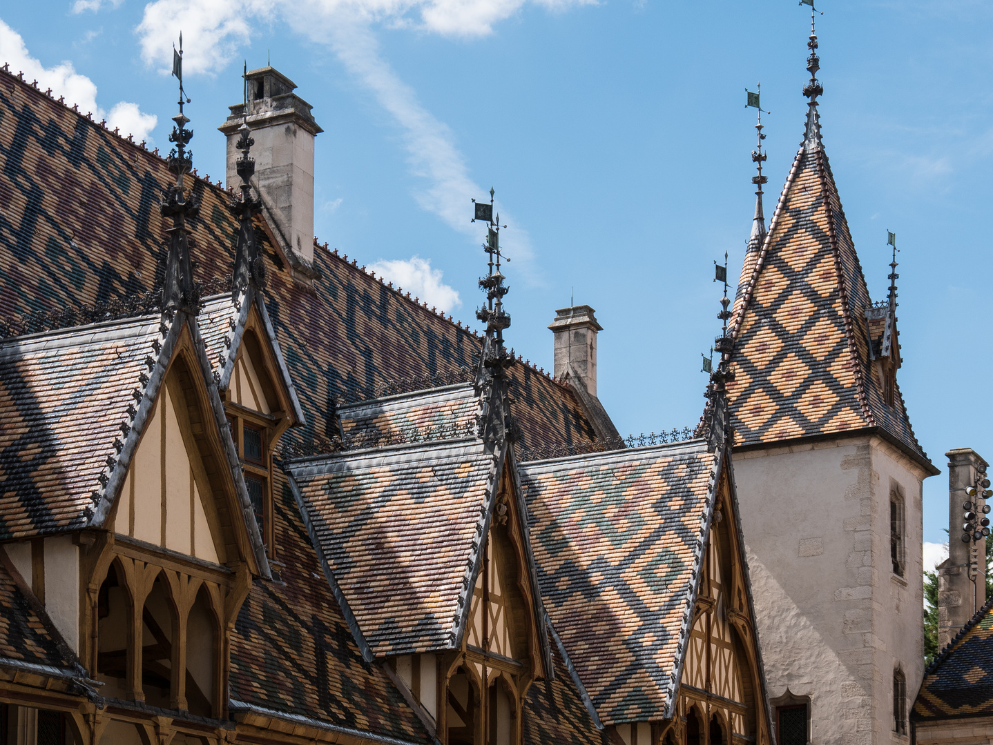 Dach von Hôtel Dieu in Beaune II