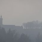 Dachauer Skyline im Nebel