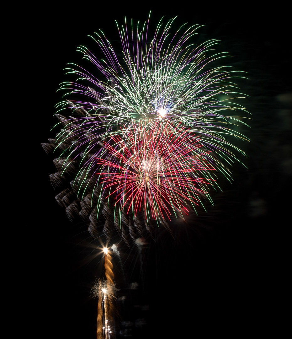 Dachauer Volksfest Feuerwerk 2013 #1