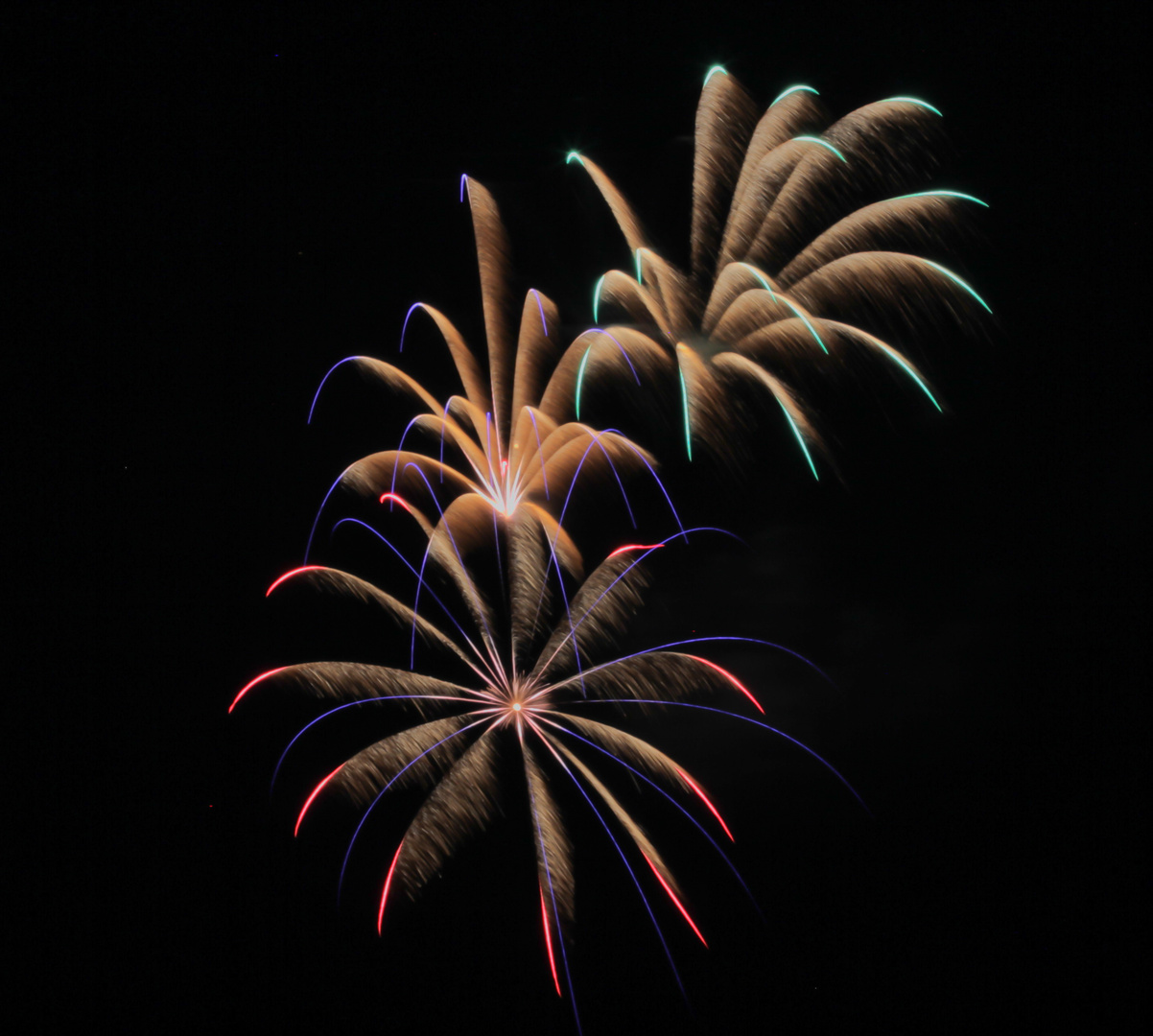 Dachauer Volksfest Feuerwerk 2013 #3