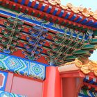 Dachfirst an chinesischem Tempel