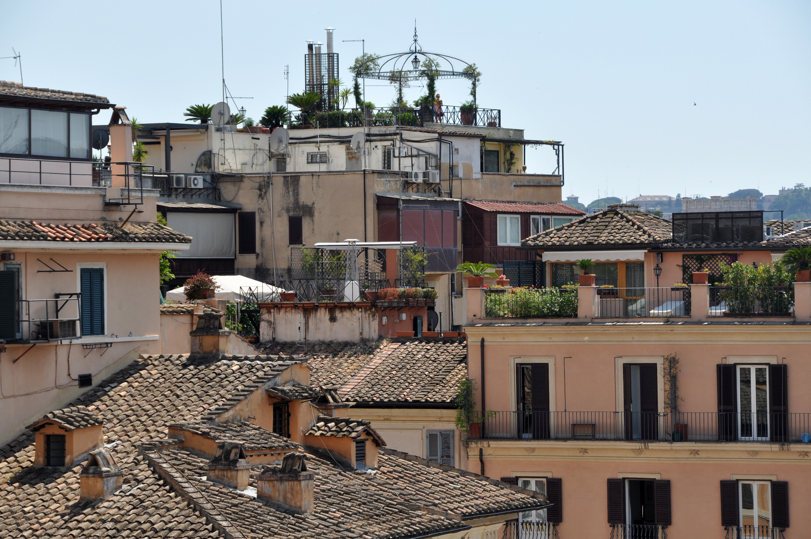 Dachgärten in Rom
