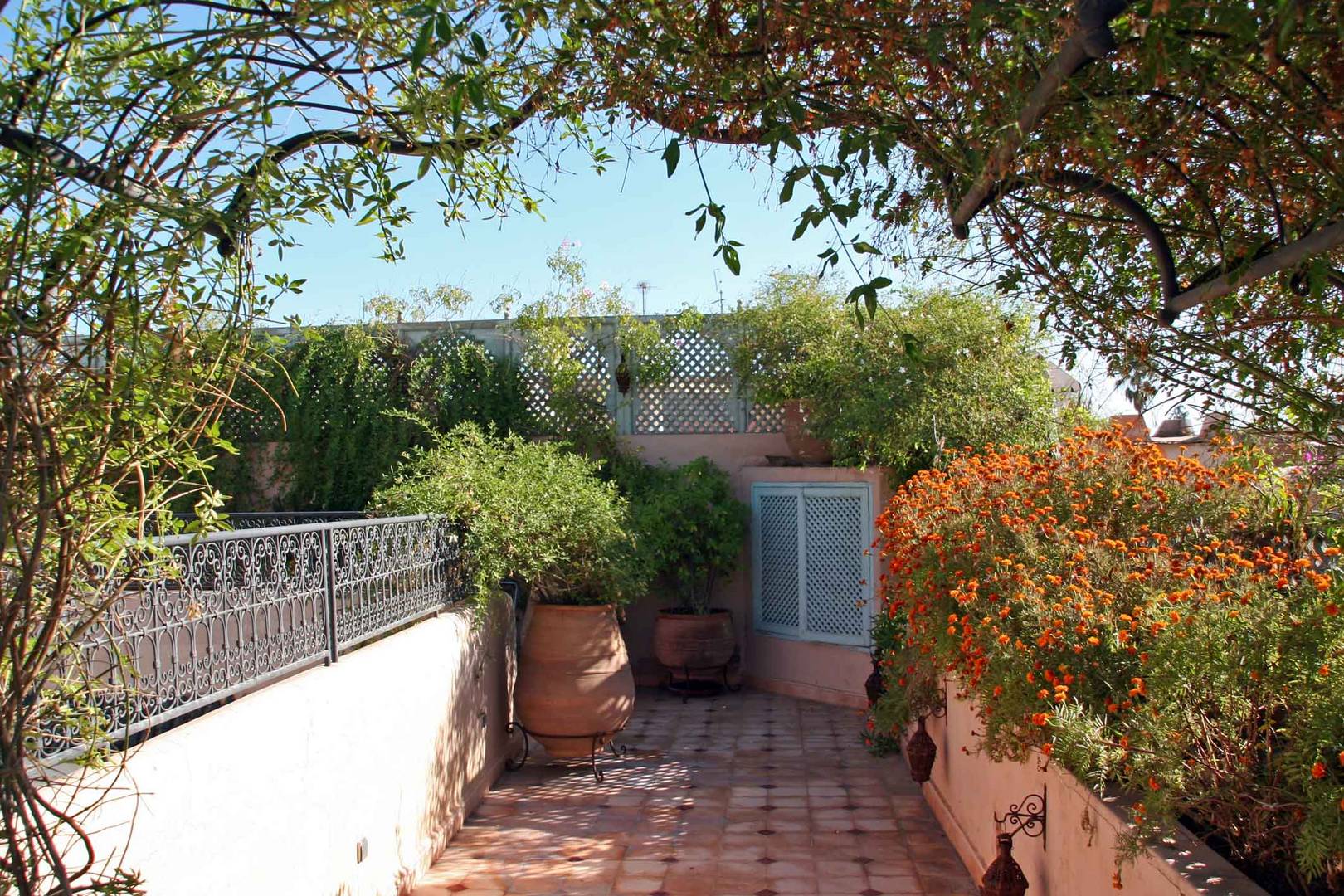 Dachgarten Riad Anabel Marrakesch