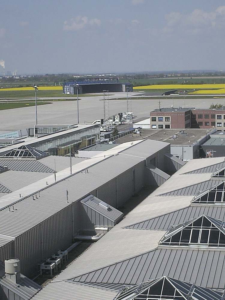 Dachkonstruktion Airport Halle / Leipzig