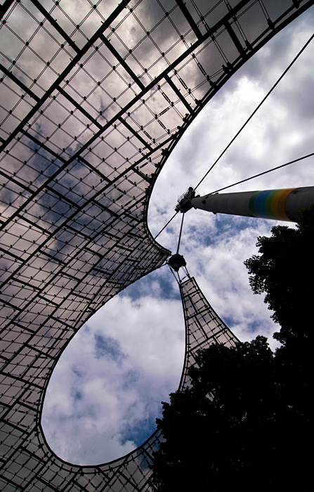 Dachkonstruktion im Olympiapark München