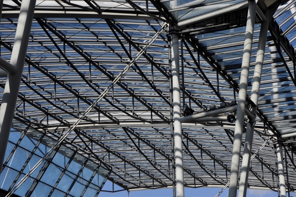 Dachkonstruktion München Flughafen