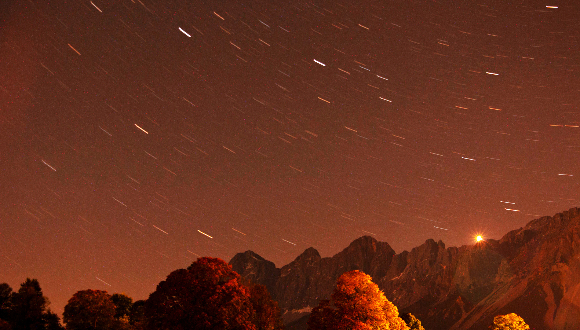 Dachstein bei Nacht