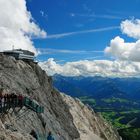 Dachstein Hängebrücke mit der Treppe ins Nichts 