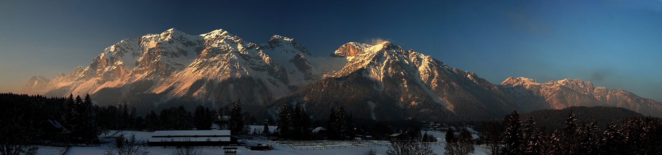 Dachstein in der Abendsonne