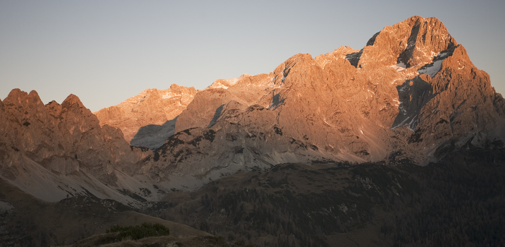 Dachstein in der Dämmerung