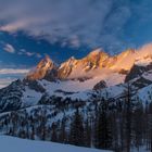 Dachstein-Massiv bei Sonnenuntergang