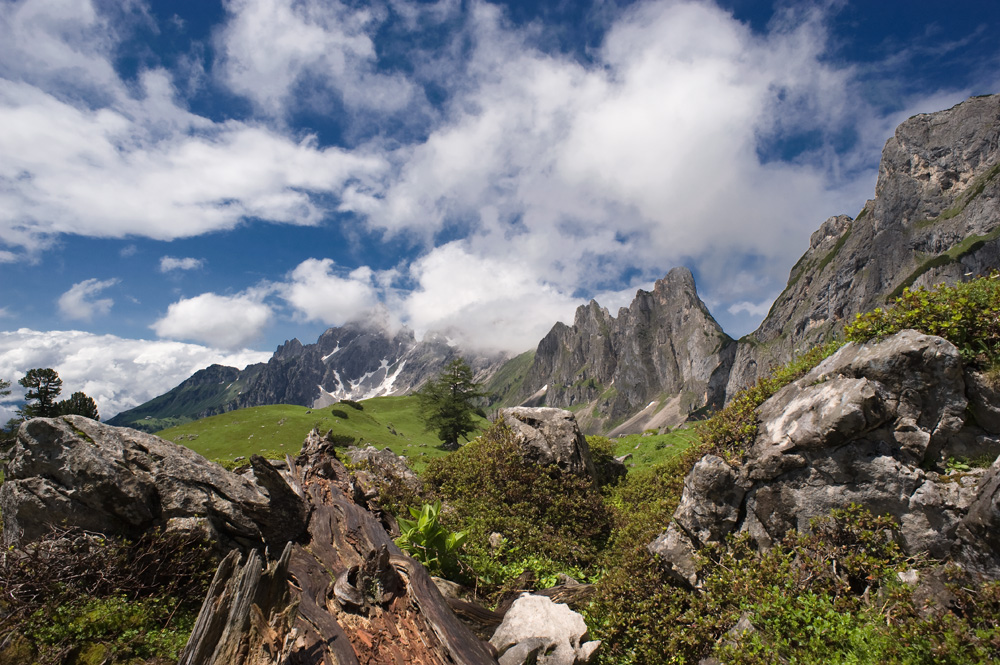 Dachsteingebirge, Blick Richtung Bischofsmütze