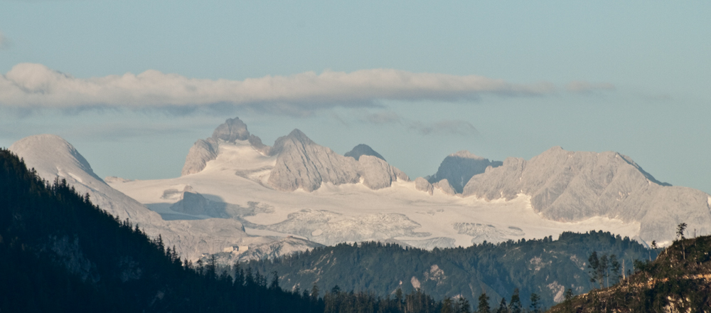 Dachsteingletscher am Morgen