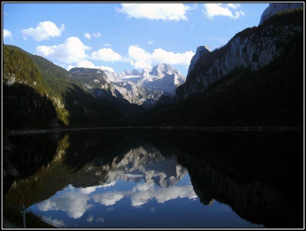 Dachsteingletscher und Gosausee