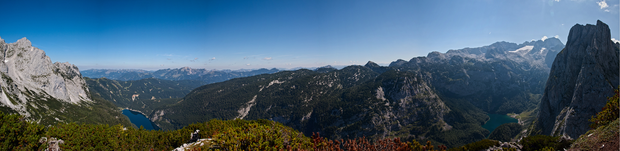 Dachsteinpanorama mit Gosauseen