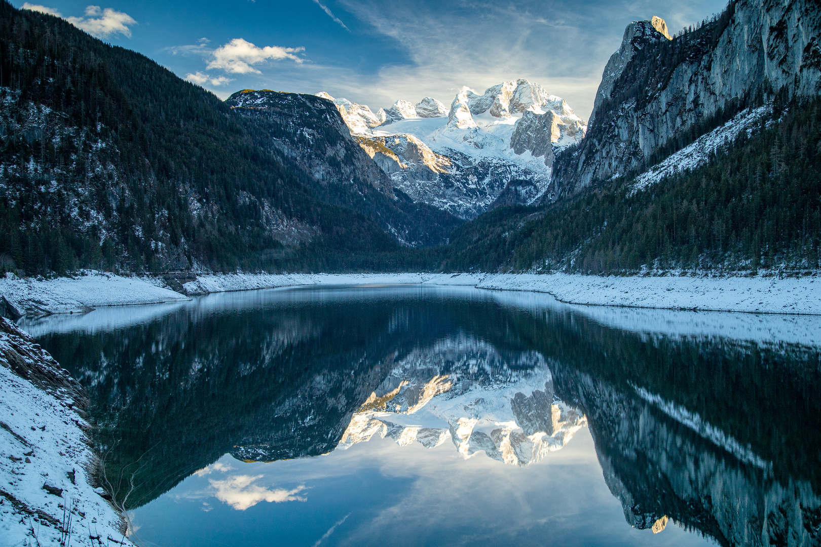 Dachsteinspiegelung im Gosausee