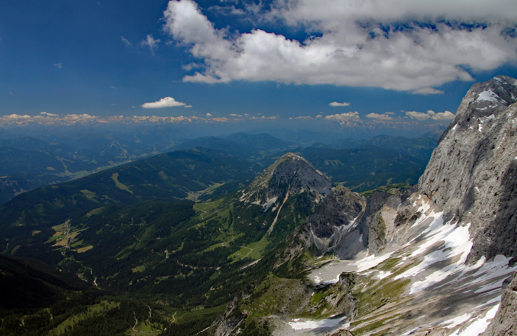 Dachsteinsüdwand und Ramsauer Land