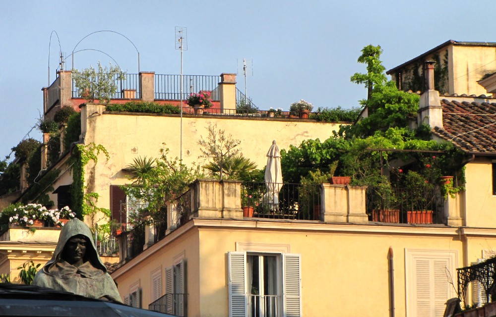 Dachterrasse am Campo de Fiori