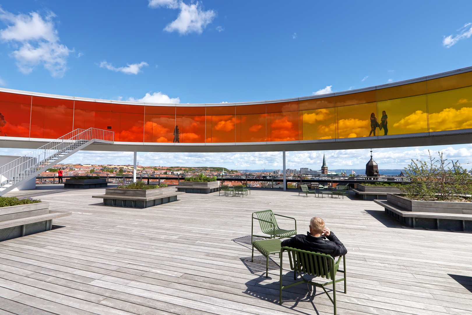 Dachterrasse ARoS Aarhus Kunstmuseum  -  roof terrace ARoS Aarhus Art Museum