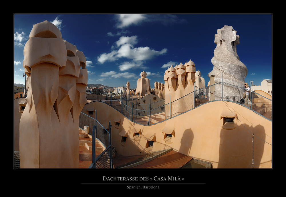 Dachterrasse des Casa Milà