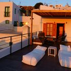 Dachterrasse in der Morgensonne