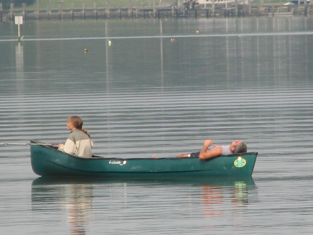 Dad and daughter fishing trip