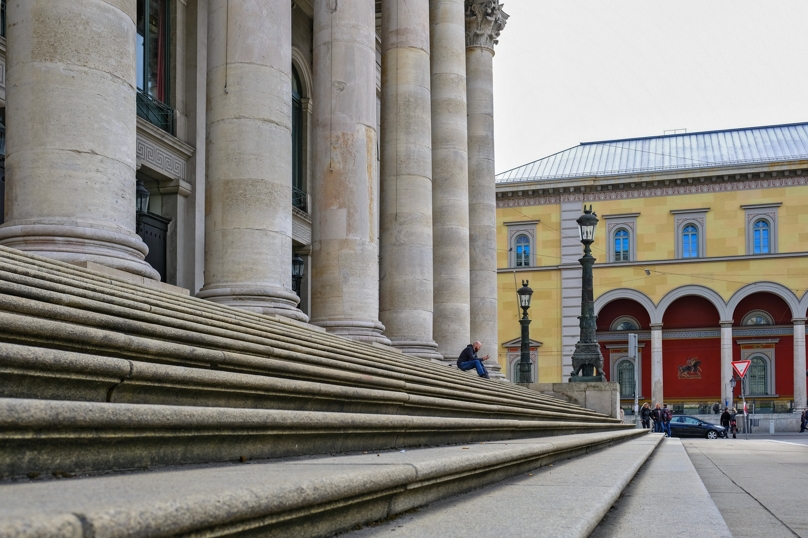 Daddeln vor der Oper