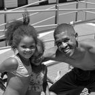 Daddy and his girls. Kalkbay, South Africa