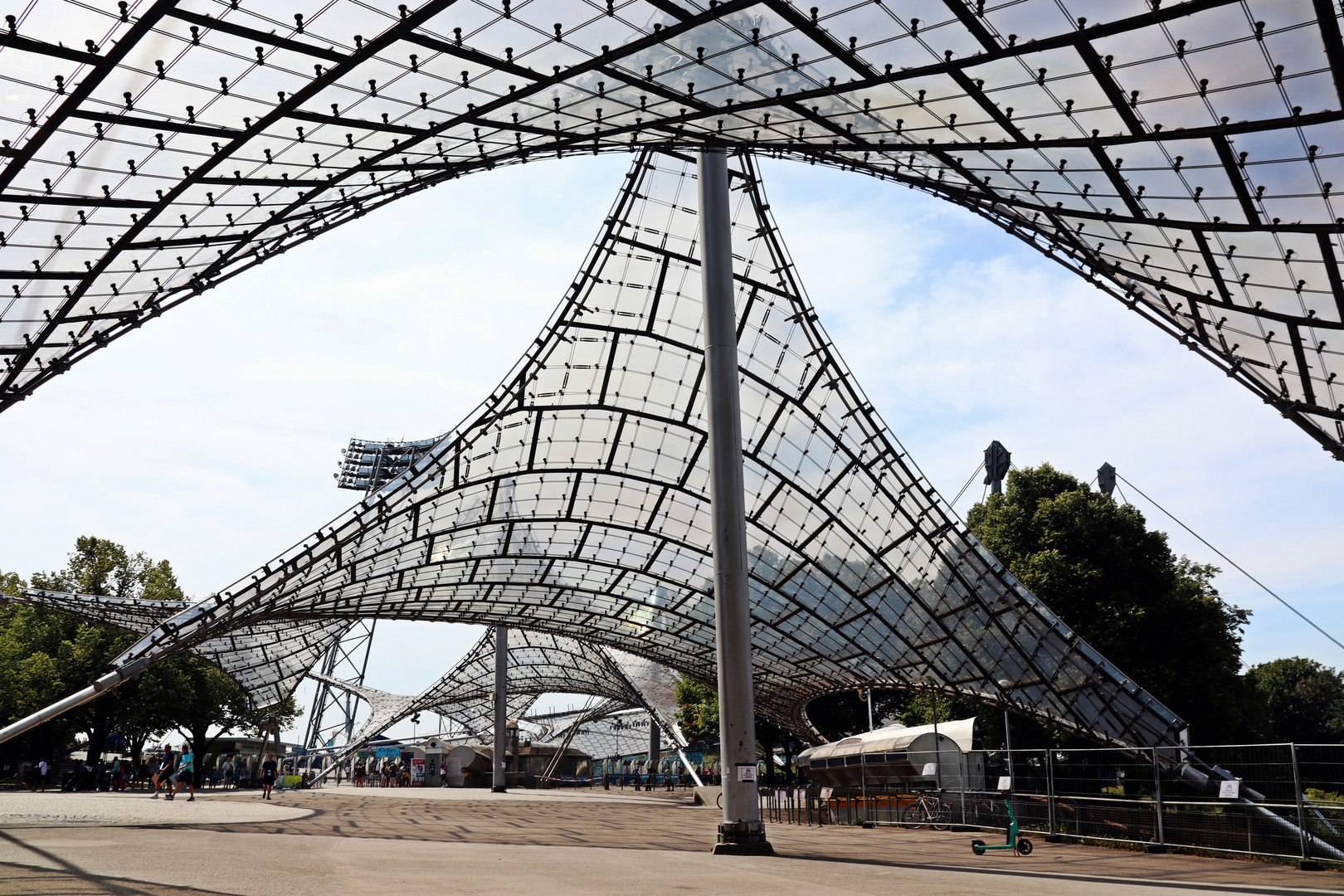 Dächer im Olympiapark