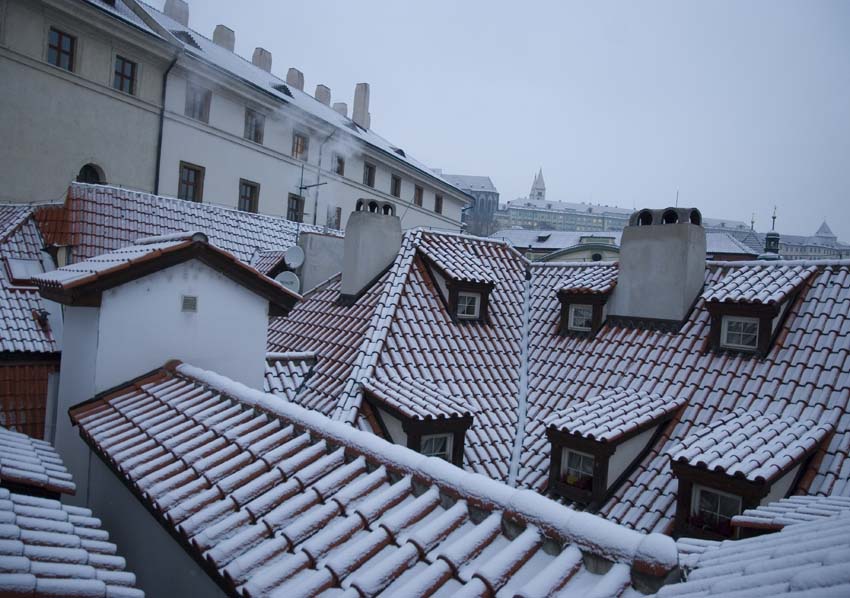 Dächer über Prag