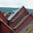 Dächer von Bergens Altstadt, Norwegen