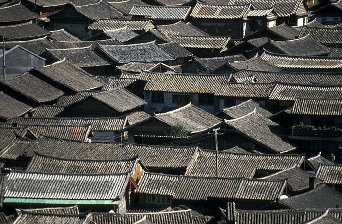 Dächer von Lijiang