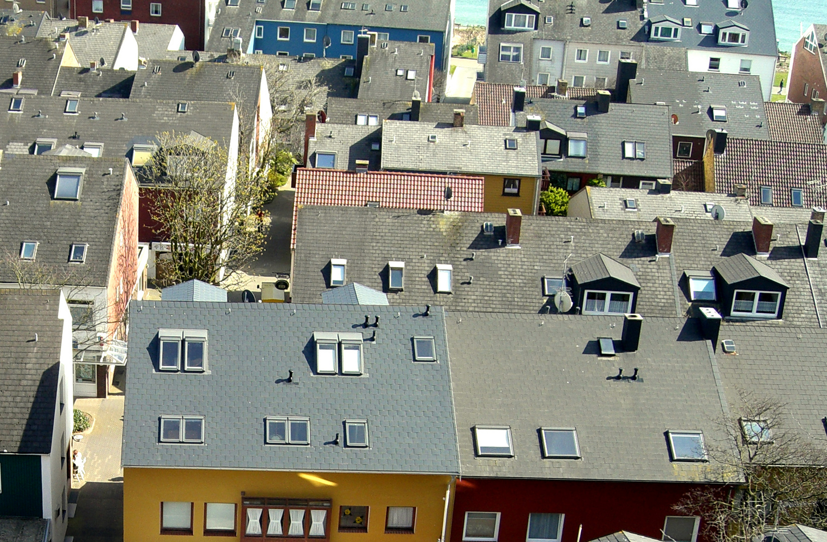 Dächerlandschaft Helgoland