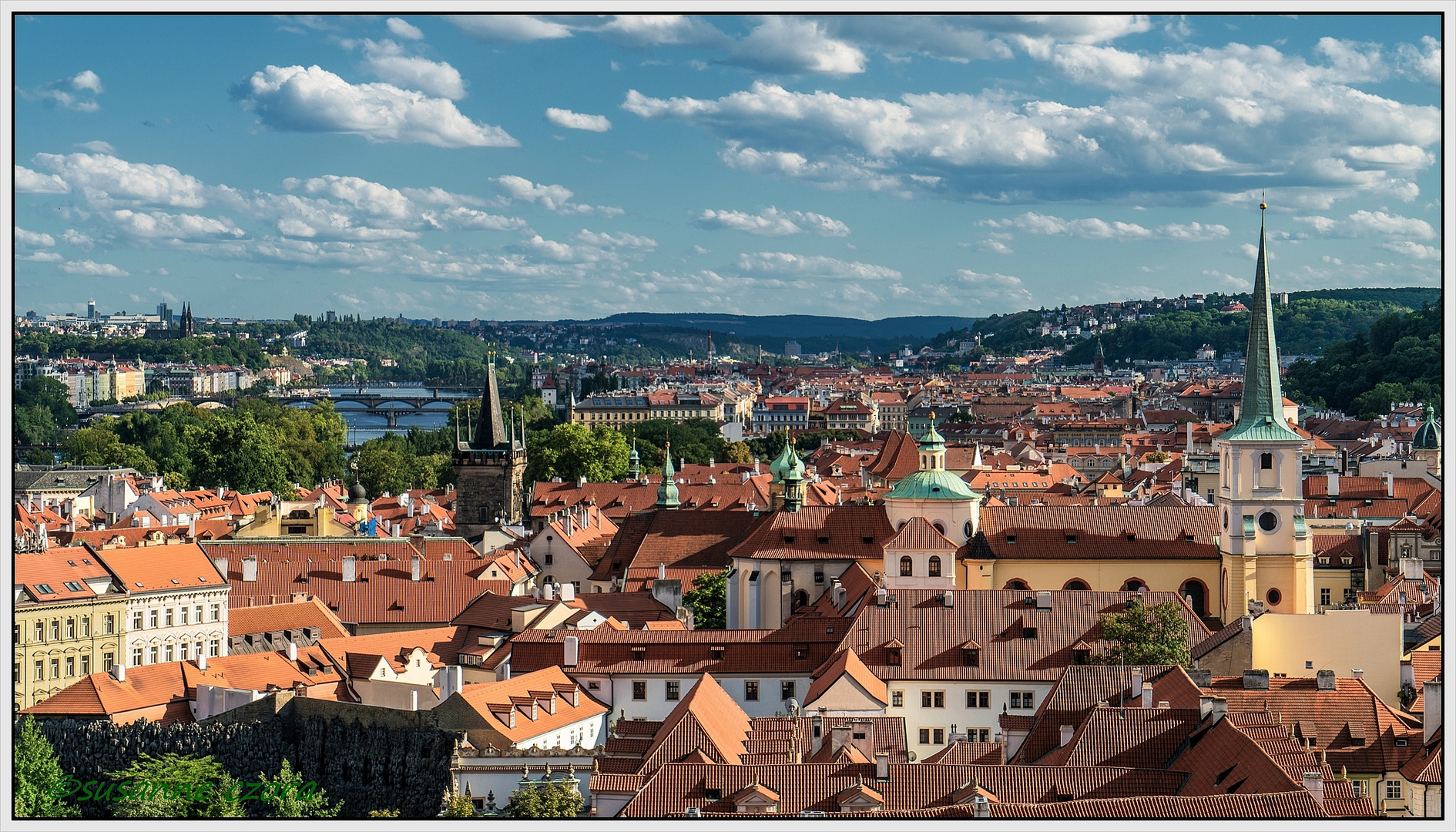 Dächerleuchten in Prag