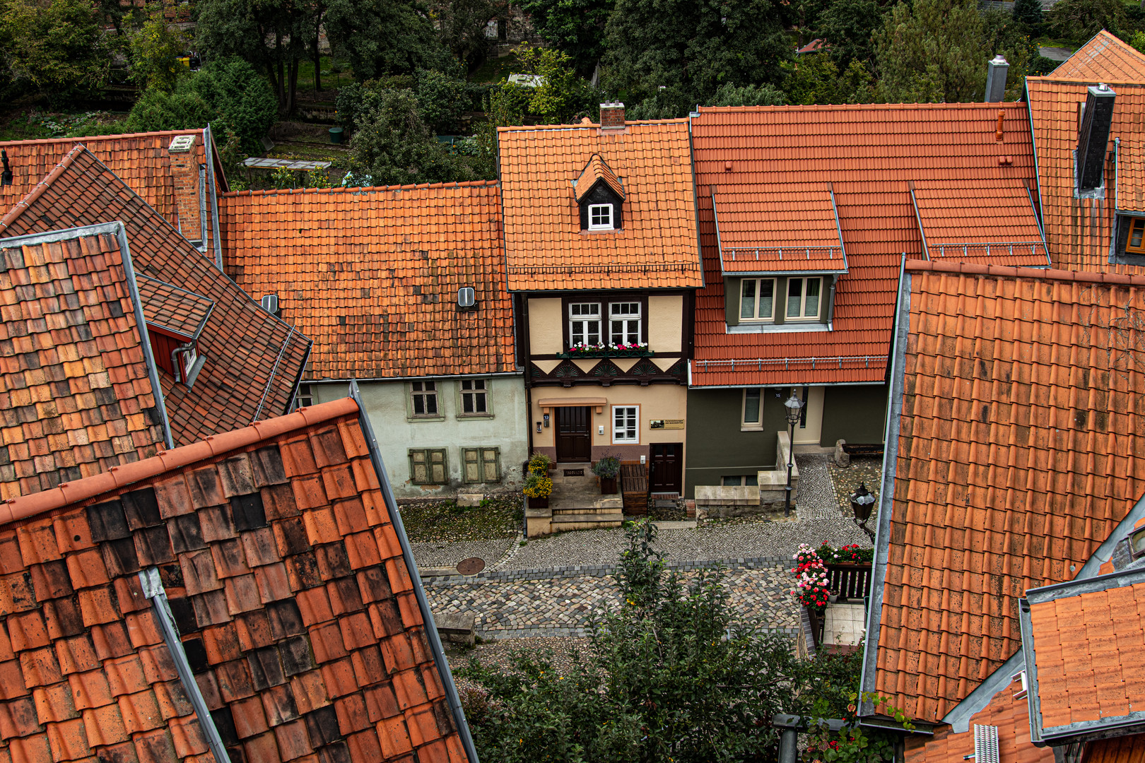 Dächerwirrwarr  Quedlinburg