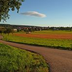 " Dächingen in den Abendstunden "