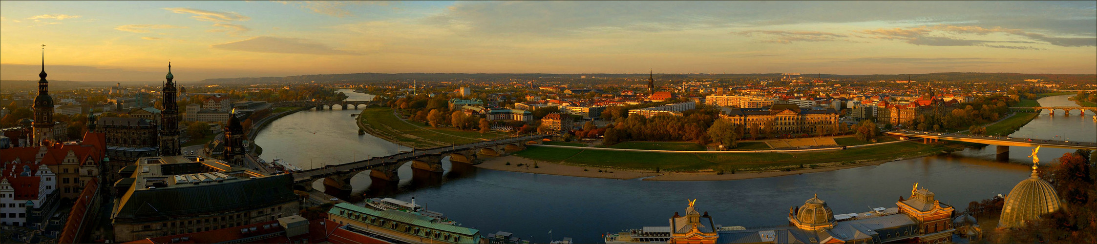 Dämmerlicht über Dresden