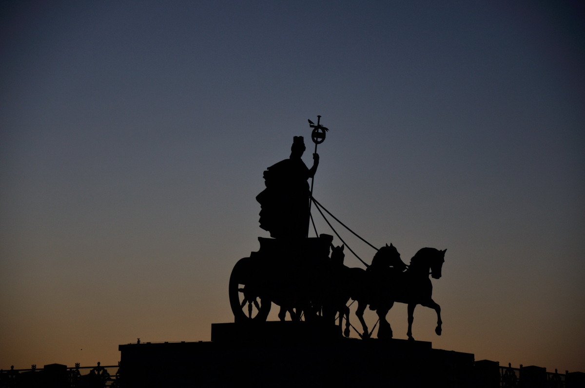 Dämmerung am Abend