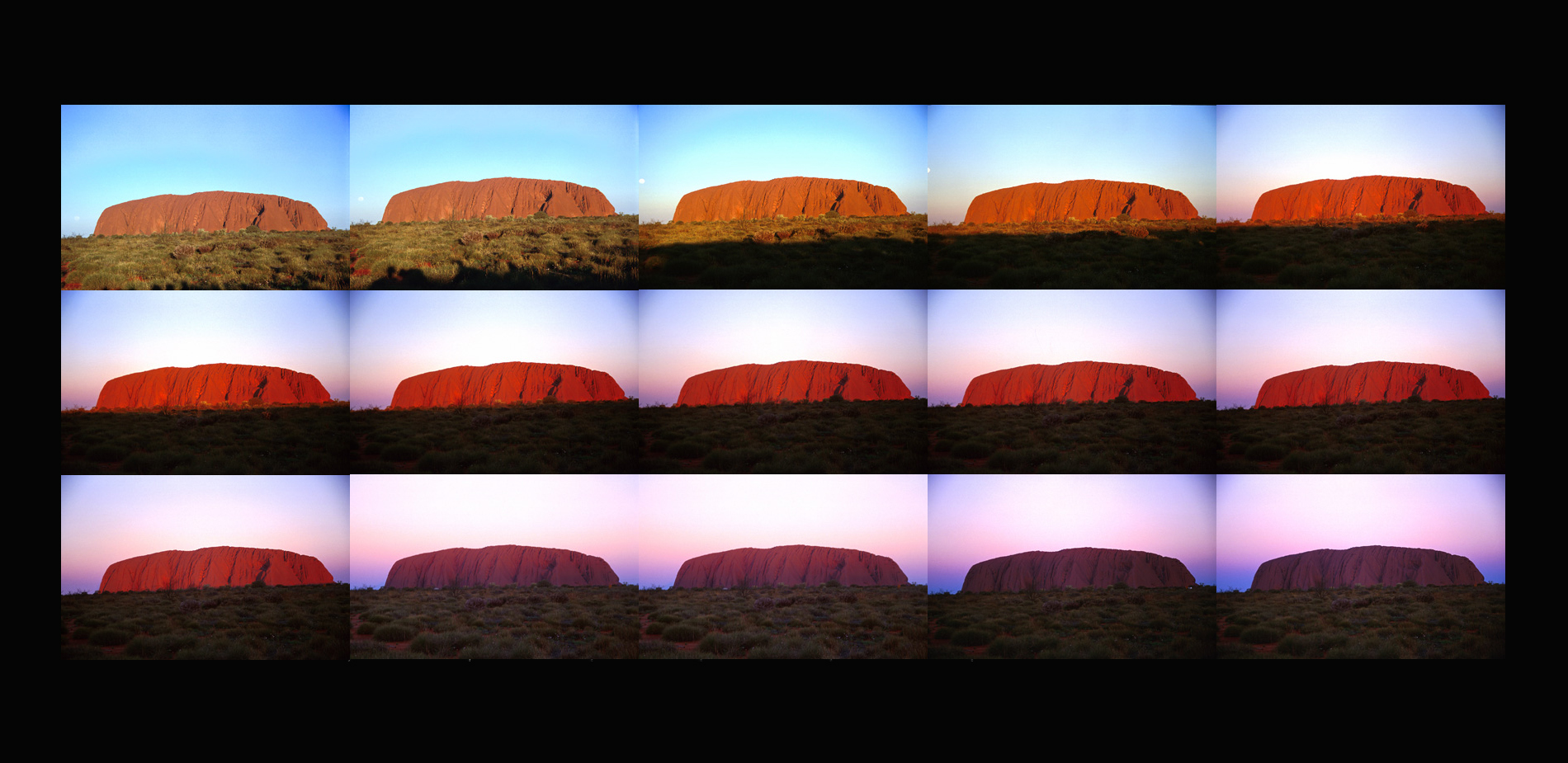 Dämmerung am Ayers Rock