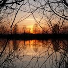 Dämmerung am Baggersee