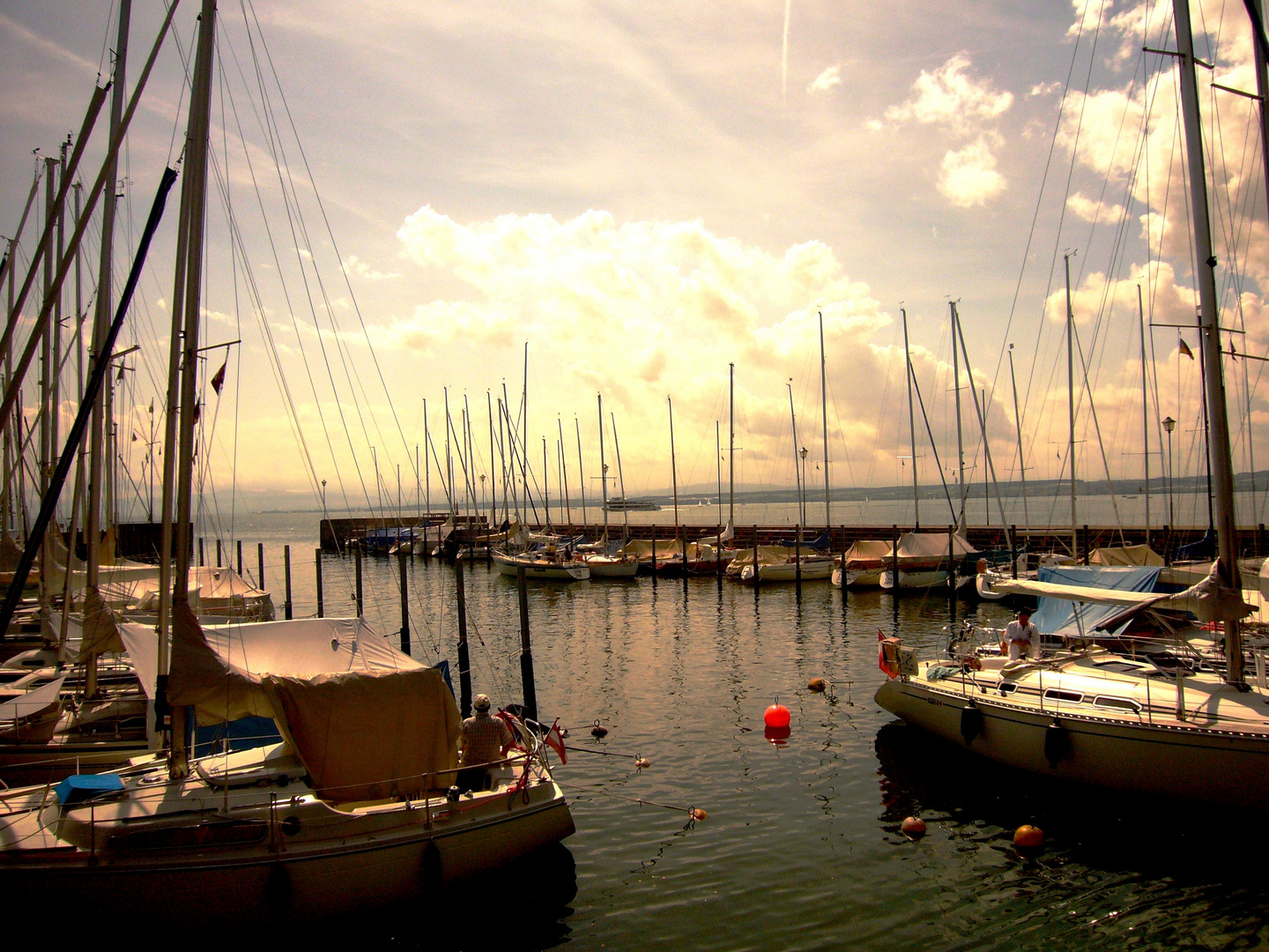 Dämmerung am Bodensee