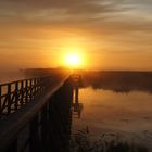 Dämmerung am Federsee