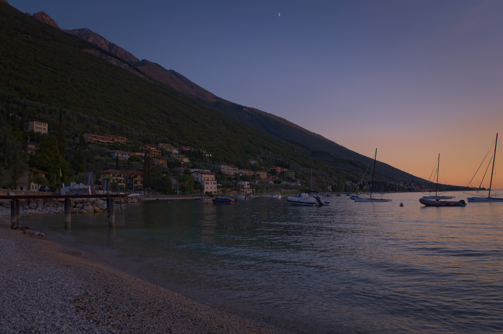 Dämmerung am Gardasee