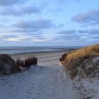 Dämmerung am Langeooger Strand