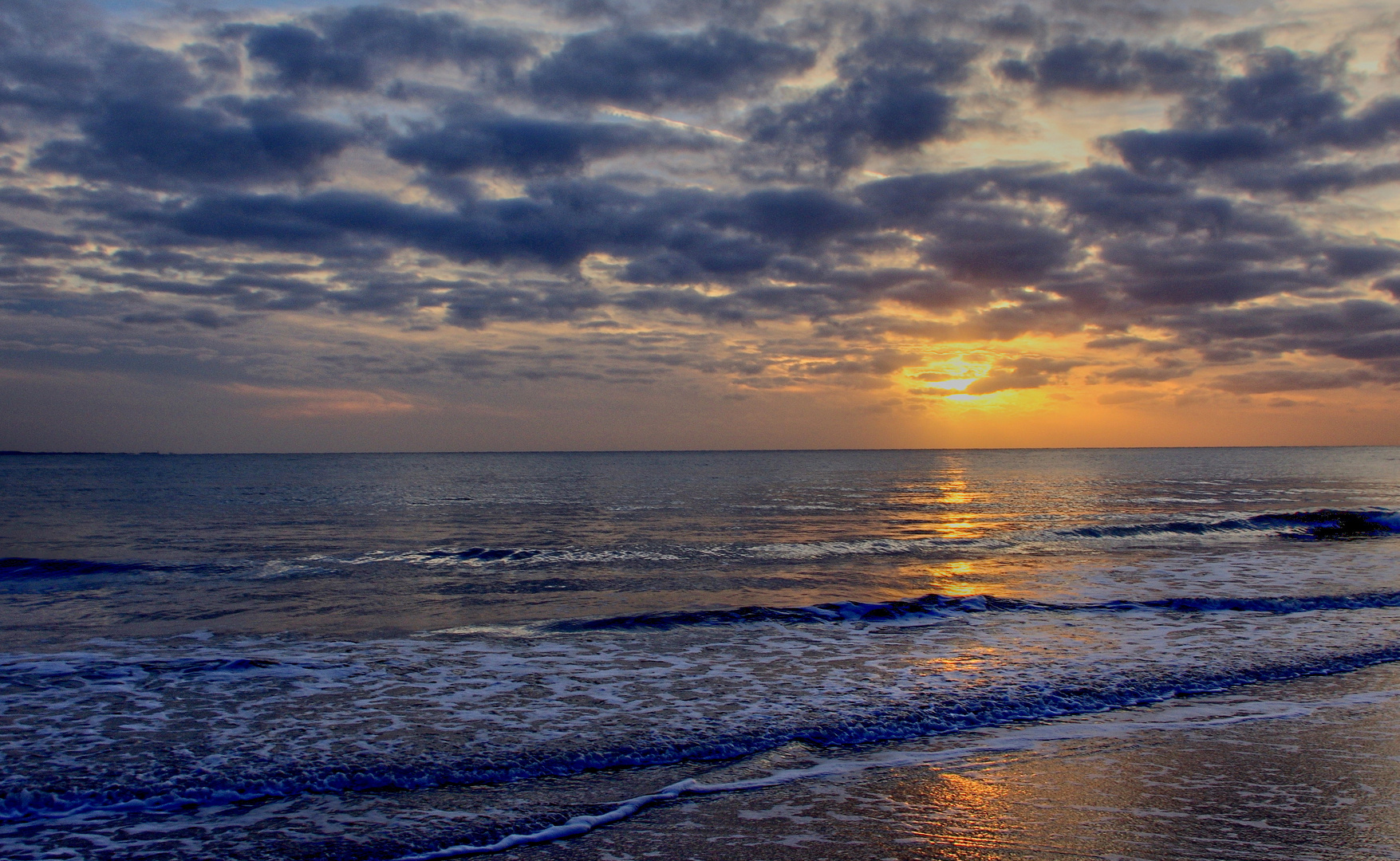 dämmerung am meer