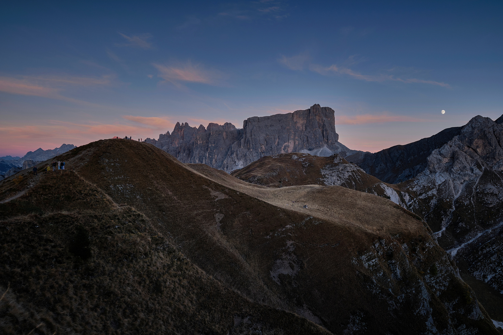 Dämmerung am Passo Giau