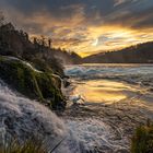 Dämmerung am Rheinfall